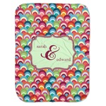 Retro Fishscales Baby Swaddling Blanket (Personalized)