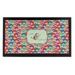 Retro Fishscales Bar Mat - Small (Personalized)