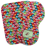 Retro Fishscales Burp Cloth (Personalized)