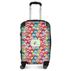 Retro Fishscales Suitcase - 20" Carry On (Personalized)