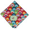 Retro Fishscales Cloth Napkins - Personalized Dinner (Folded Four Corners)