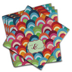 Retro Fishscales Cloth Napkins (Set of 4) (Personalized)