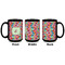 Retro Fishscales Coffee Mug - 15 oz - Black APPROVAL