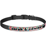 Retro Fishscales Dog Collar - Large (Personalized)