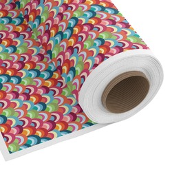 Retro Fishscales Fabric by the Yard - Spun Polyester Poplin