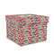 Retro Fishscales Gift Boxes with Lid - Canvas Wrapped - Medium - Front/Main