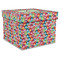 Retro Fishscales Gift Boxes with Lid - Canvas Wrapped - XX-Large - Front/Main