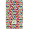 Retro Fishscales Hand Towel (Personalized)