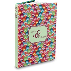 Retro Fishscales Hardbound Journal - 7.25" x 10" (Personalized)