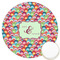 Retro Fishscales Icing Circle - Large - Front