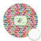 Retro Fishscales Icing Circle - Medium - Front