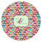 Retro Fishscales Icing Circle - Medium - Single