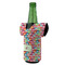 Retro Fishscales Jersey Bottle Cooler - ANGLE (on bottle)