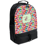 Retro Fishscales Backpacks - Black (Personalized)