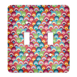 Retro Fishscales Light Switch Cover (2 Toggle Plate)