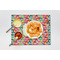 Retro Fishscales Linen Placemat - Lifestyle (single)