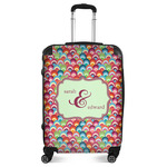 Retro Fishscales Suitcase - 24" Medium - Checked (Personalized)