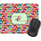 Retro Fishscales Rectangular Mouse Pad