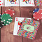 Retro Fishscales On Table with Poker Chips