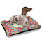 Retro Fishscales Outdoor Dog Beds - Large - IN CONTEXT