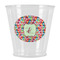 Retro Fishscales Plastic Shot Glasses - Front/Main