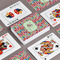 Retro Fishscales Playing Cards - Front & Back View