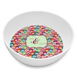 Retro Fishscales Melamine Bowl - 8 oz (Personalized)