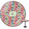 Retro Fishscales Round Table Top