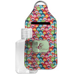 Retro Fishscales Hand Sanitizer & Keychain Holder - Large (Personalized)