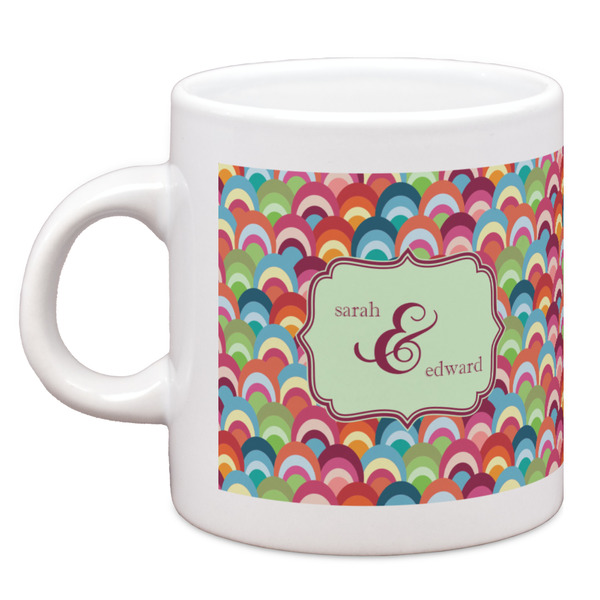 Custom Retro Fishscales Espresso Cup (Personalized)