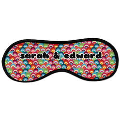 Retro Fishscales Sleeping Eye Masks - Large (Personalized)