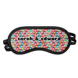 Retro Fishscales Sleeping Eye Mask - Small (Personalized)