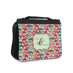 Retro Fishscales Toiletry Bag - Small (Personalized)