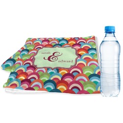 Retro Fishscales Sports & Fitness Towel (Personalized)