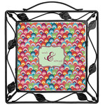 Retro Fishscales Square Trivet (Personalized)