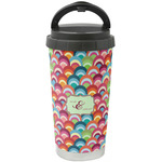 Retro Fishscales Stainless Steel Coffee Tumbler (Personalized)