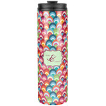 Retro Fishscales Stainless Steel Skinny Tumbler - 20 oz (Personalized)