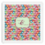 Retro Fishscales Paper Dinner Napkins (Personalized)