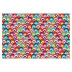 Retro Fishscales X-Large Tissue Papers Sheets - Heavyweight