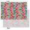 Retro Fishscales Tissue Paper - Lightweight - Small - Front & Back