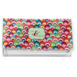 Retro Fishscales Vinyl Checkbook Cover (Personalized)