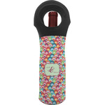 Retro Fishscales Wine Tote Bag (Personalized)