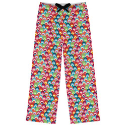 Retro Fishscales Womens Pajama Pants - M
