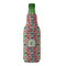 Retro Fishscales Zipper Bottle Cooler - FRONT (bottle)