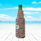 Retro Fishscales Zipper Bottle Cooler - LIFESTYLE