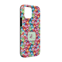 Retro Fishscales iPhone Case - Rubber Lined - iPhone 13 (Personalized)