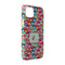 Retro Fishscales iPhone 14 Case - Angle