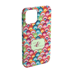 Retro Fishscales iPhone Case - Plastic - iPhone 15 (Personalized)