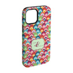 Retro Fishscales iPhone Case - Rubber Lined - iPhone 15 Pro (Personalized)