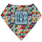 Retro Triangles Bandana Folded Flat